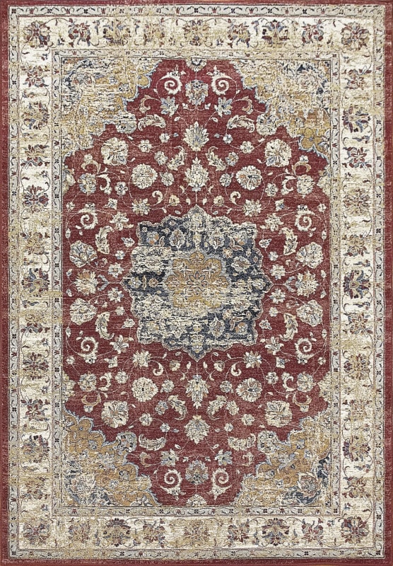 AN1014575591464 - Dynamic Rugs - Ancient Garden - Red Ivory 57559-1464 - 9'2" x 12'10"