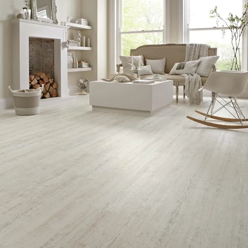 SCB-KP105-6 - Karndean - Knight Tile Rigid Core 6 x 36 - White Painted Pine