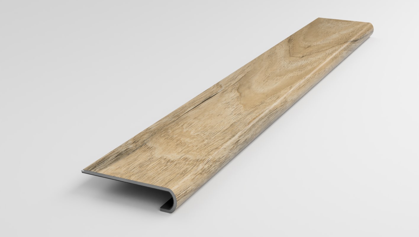 VSN-FTS21-849 1-1/2 x 47 - Treads Plus - Stair Nose 47" - Mohawk Founders Trace Amber Shade