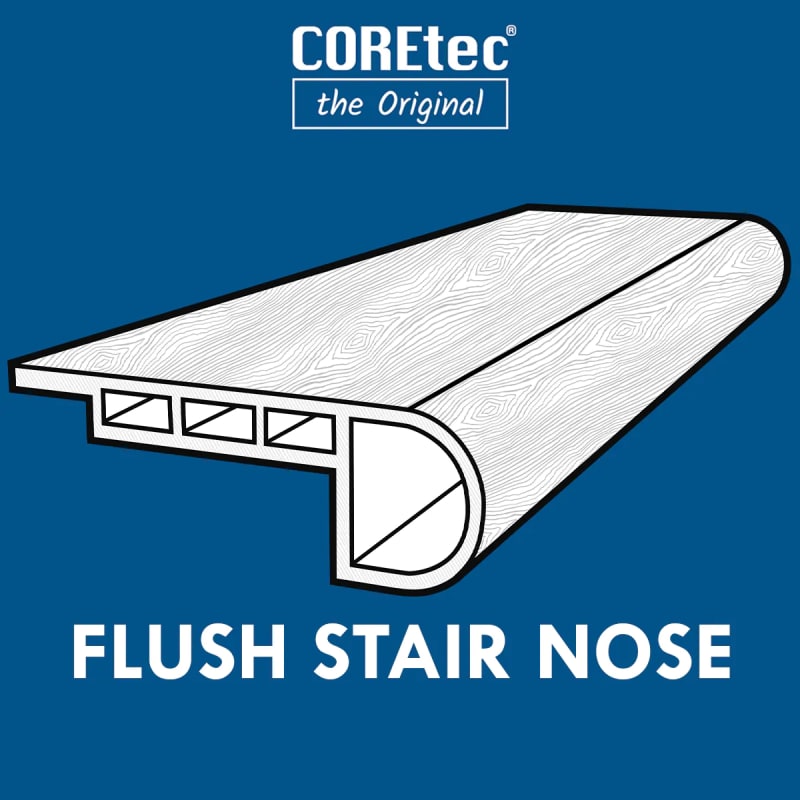 FS7HU-04017 (FSN) - COREtec TotalWorx - FinishWorx - Round Flush Stairnose - FS7HU-04017 (FSN)