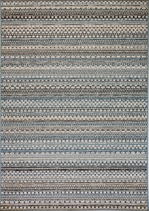 BI71085705032 - Dynamic Rugs - Brighton - Beige Blue 8570-5032 - 6'7" x 9'6"