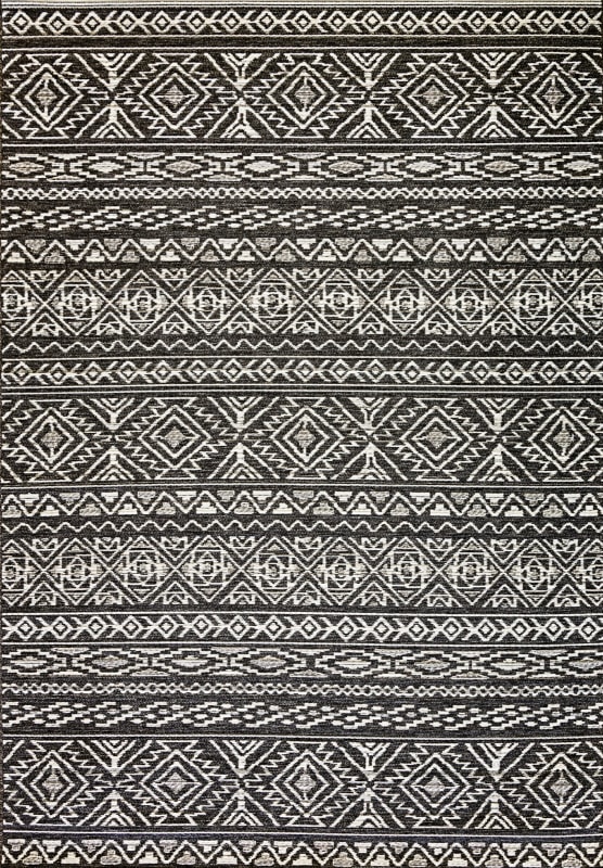 BI91283593034 - Dynamic Rugs - Brighton - Grey 8359-3034 - 7'10" x 10'10"