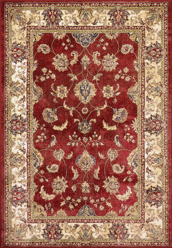AN710571581464 - Dynamic Rugs - Ancient Garden - Red Ivory 57158-1464 - 6'7" x 9'6"