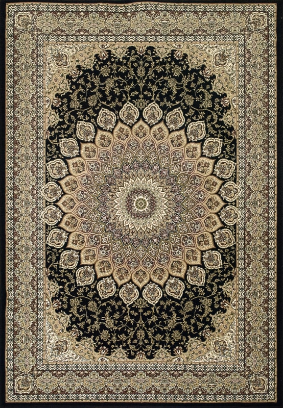 AN912570903484 - Dynamic Rugs - Ancient Garden - Navy 57090-3484 - 7'10" x 10'10"