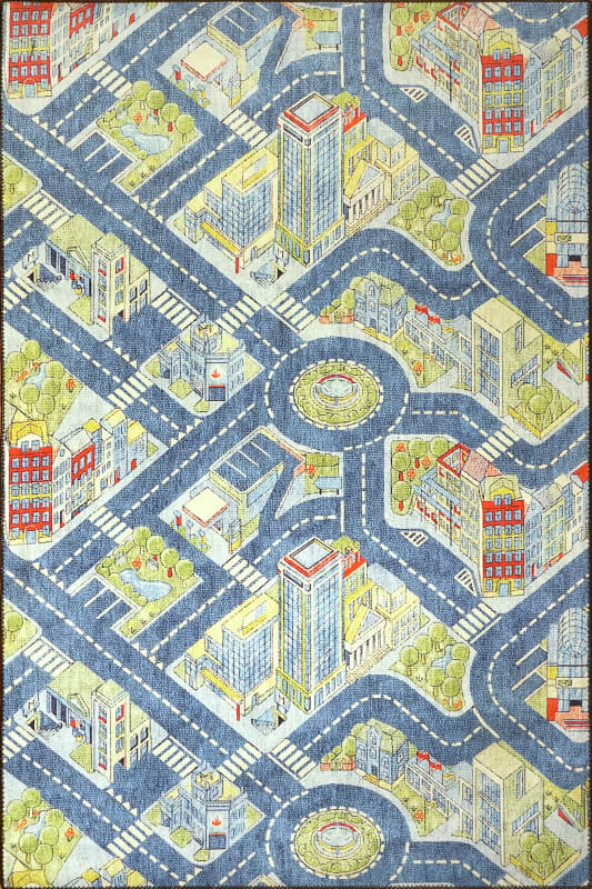 KZ468081999 - Dynamic Rugs - Kidz - Multi 8081-999 - 4' x 6'