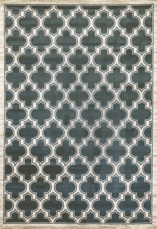 YA352816510 - Dynamic Rugs - Yazd - Blue Ivory 2816-510 - 3'3" x 5'3"