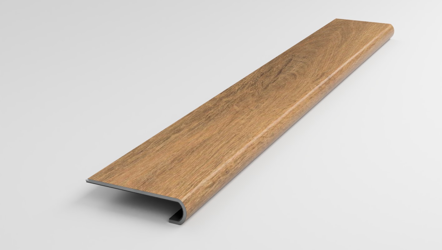 VSN-ECS21-813 1-1/2 x 42 - Treads Plus - Stair Nose 42" - Mohawk Explorers Cove Stormy Sands