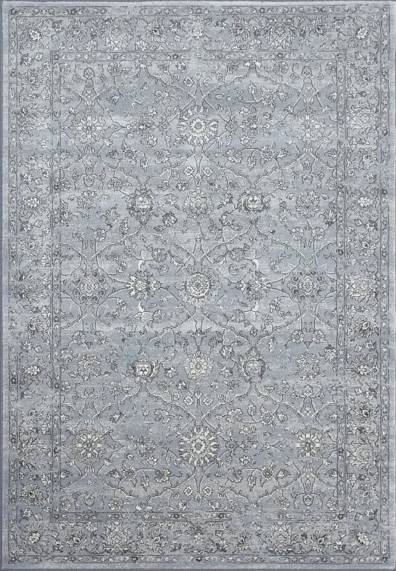 AN1014571364646 - Dynamic Rugs - Ancient Garden - Steel Blue Cream 57136-4646 - 9'2" x 12'10"