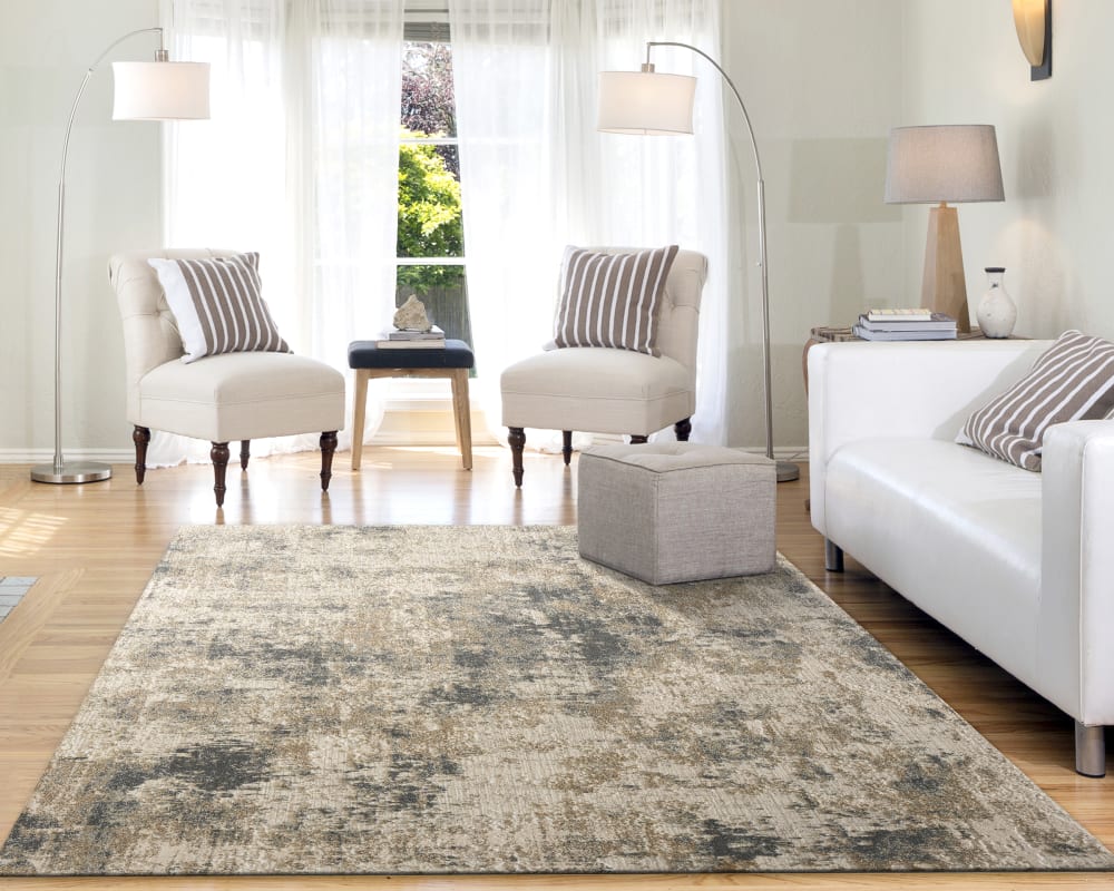 QUARTZ - Beige Grey 27031-180 - Dynamic Rugs - Quartz - Beige Grey 27031-180