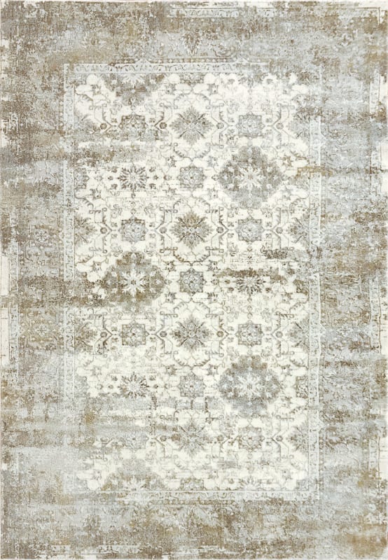 CC693534109 - Dynamic Rugs - Castilla - Cream Silver 3534-109 - 5'3" x 7'7"