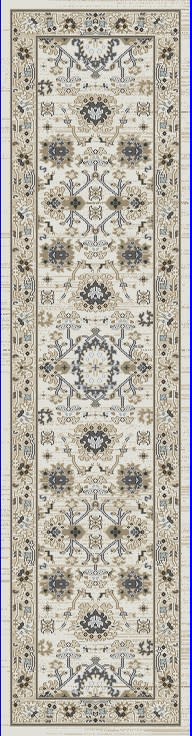 YA288531100 - Dynamic Rugs - Yazd - Ivory 8531-100 - 2' x 7'7"