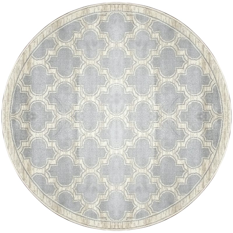YAR52816910 - Dynamic Rugs - Yazd - Grey Ivory 2816-910 - 5'3" Round