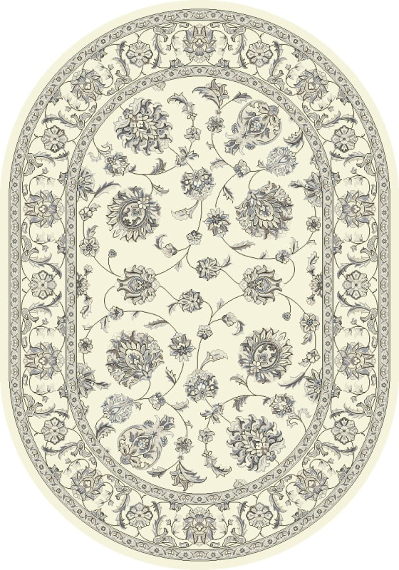 ANOV35573656666 - Dynamic Rugs - Ancient Garden - Cream 57365-6666 - 2'7" x 4'7" Oval