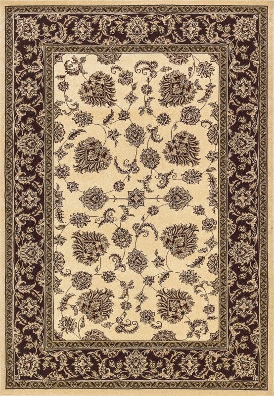 LE6958020160 - Dynamic Rugs - Legacy - Cream Brown 58020-160 - 5'3" x 7'7"