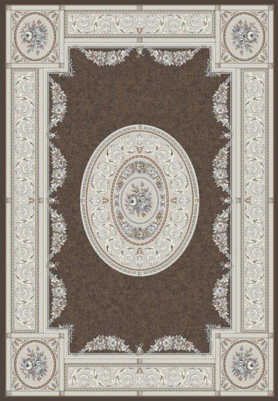 AN912572263295 - Dynamic Rugs - Ancient Garden - Brown Cream 57226-3295 - 7'10" x 10'10"