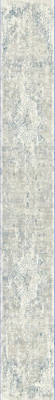 QUARTZ - Ivory Grey Blue 27064-195 swatch