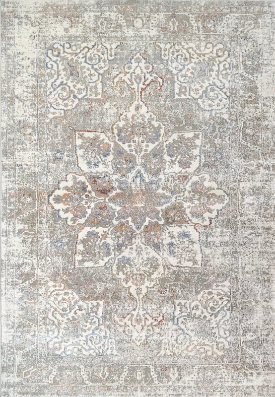 ZN9128337950 - Dynamic Rugs - Zen - Grey Blue 8337-950 - 7'10" x 10'10"