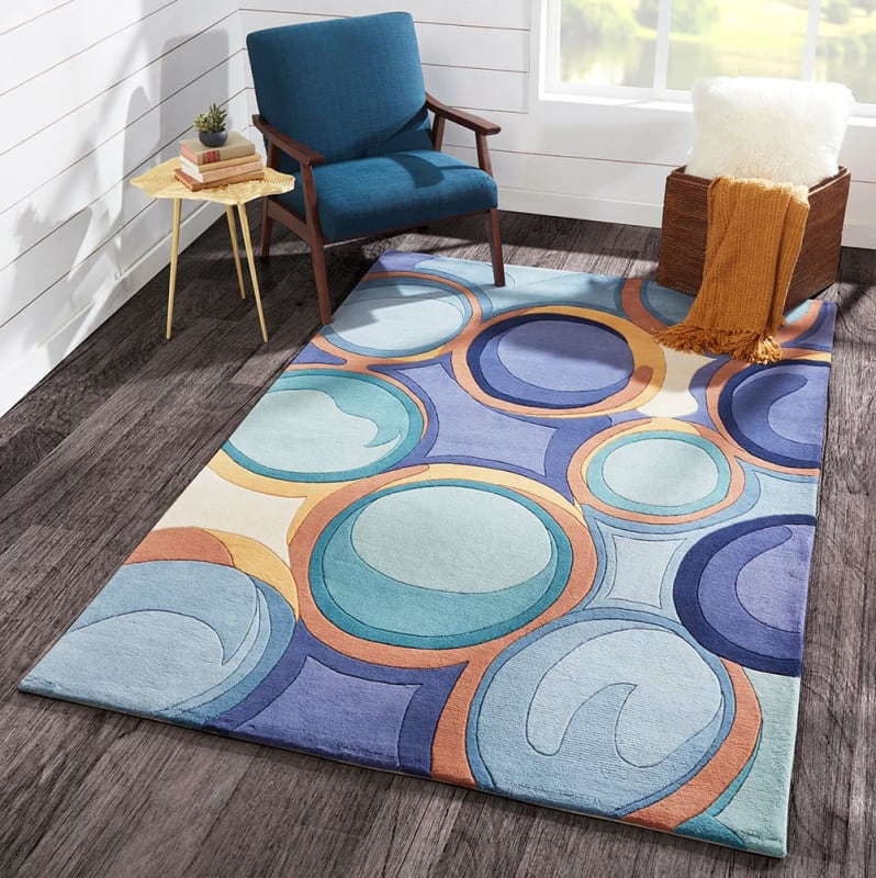 NEWWANW133BLU - Momeni - New Wave - Blue NW133