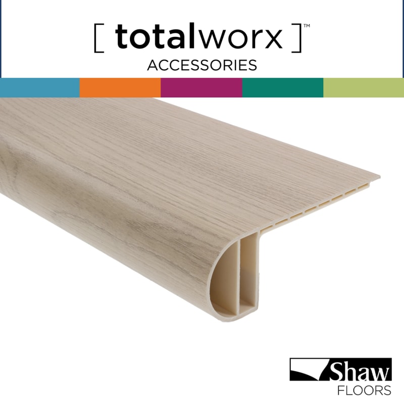 FS6HS-07385 Coffee Oak (FSN) - Shaw TotalWorx - Round Flush Stairnose - FS6HS-07385 Coffee Oak (FSN)