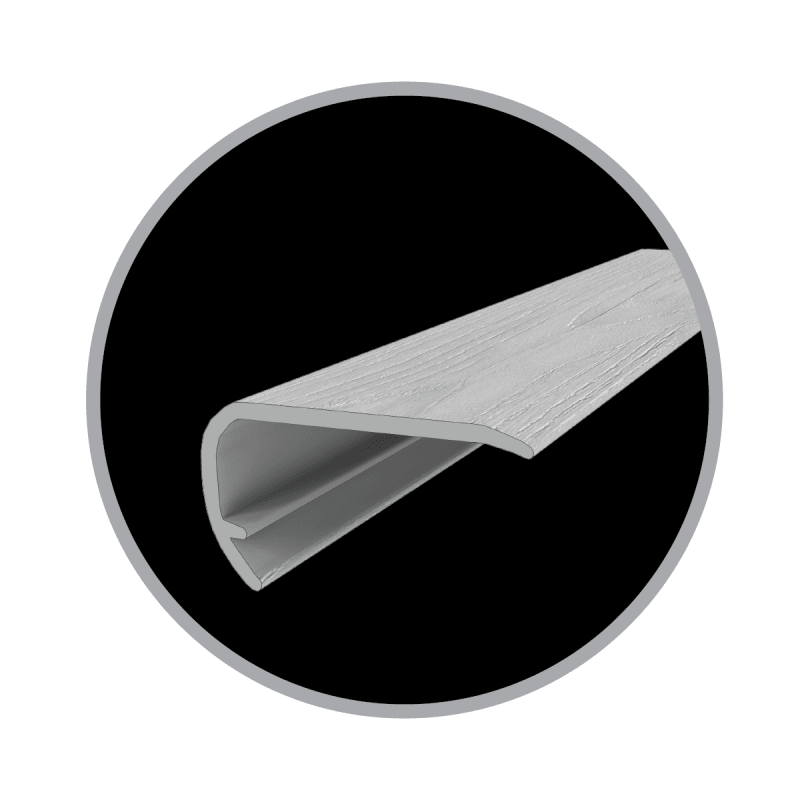 R014-4028-OS Santa Maria - Engineered Floors Xcessories - Overlap Stair Nose - R014-4028-OS Santa Maria