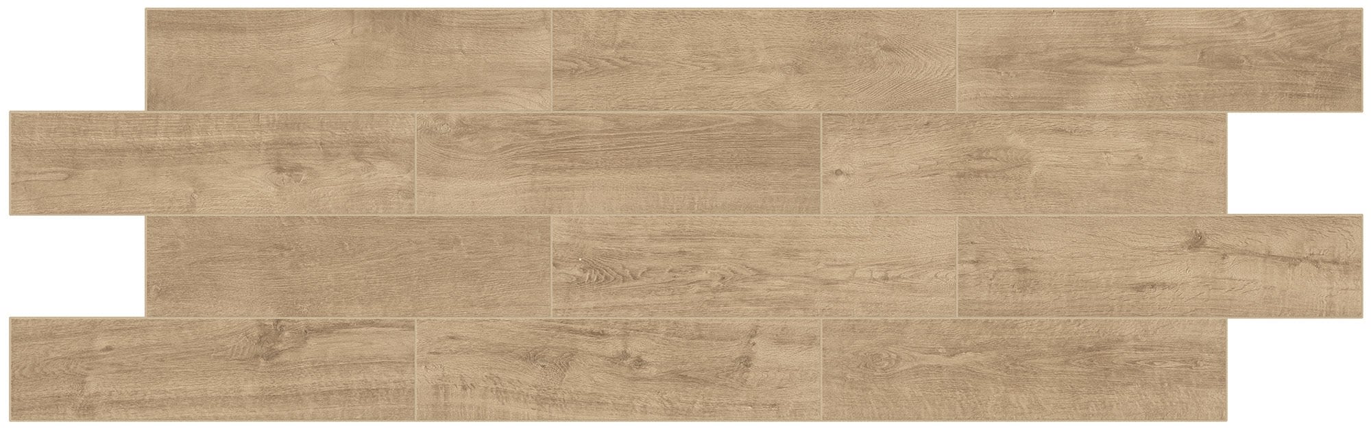 GW05PLK624MTJ1 - Daltile - Gaineswood - Hickory - 6.00 in x 24.00 in