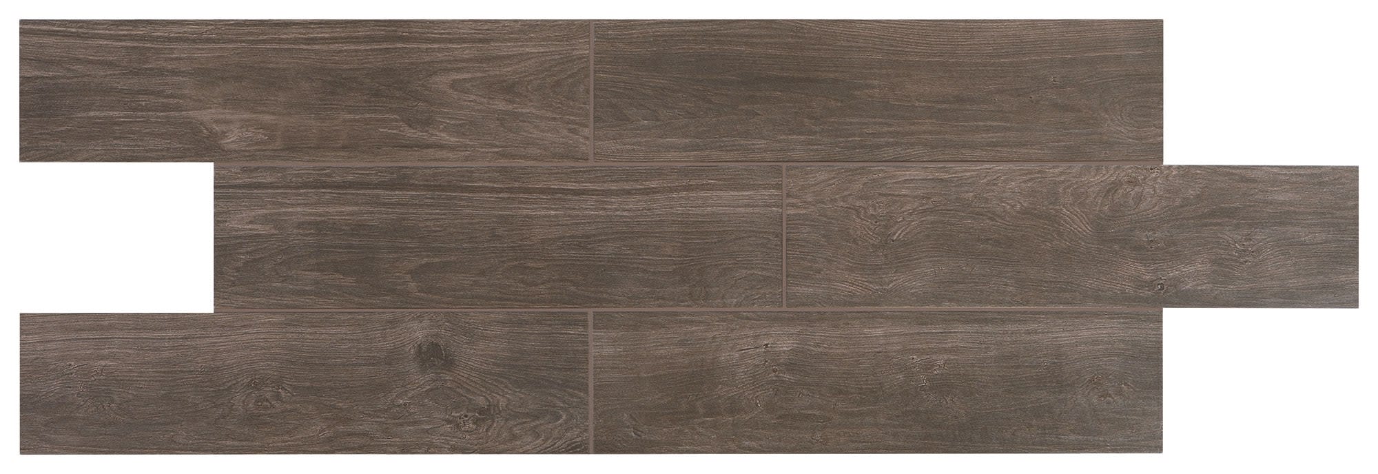 WB026361PR - Daltile - Willow Bend - Smoky Brown - 6.00 in x 36.00 in