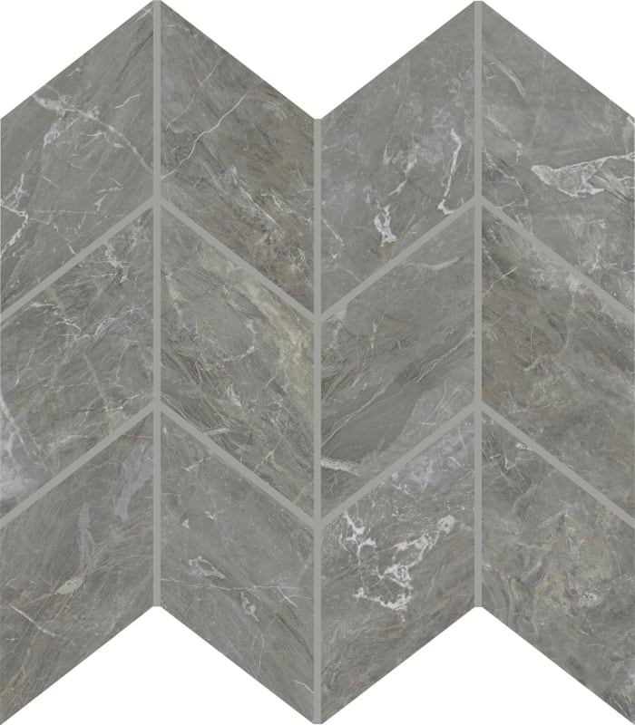 FM1336CHEVMS1L2 - Daltile - Famed - Glamour - 3.00 in x 6.00 in - Chevron Mosaic - Polished