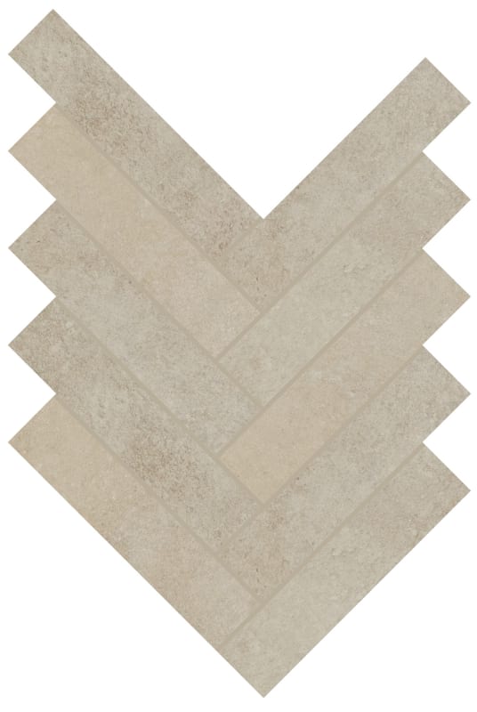 RK11HER26MSXTMT - Daltile - Rekindle - Beige - 2.00 in x 6.00 in - Herringbone Mosaic