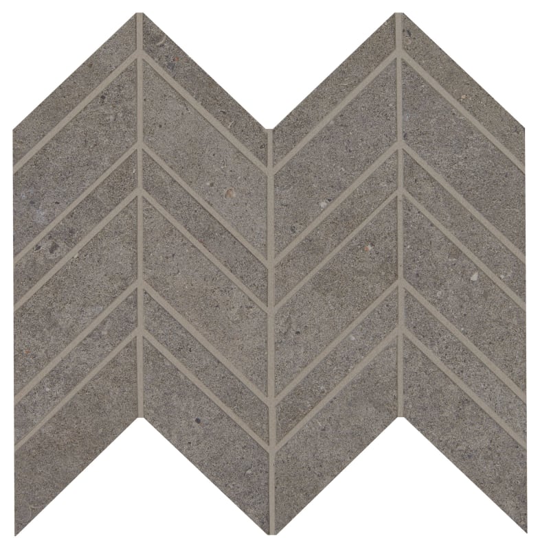 MF05CHEVRMS1P2 - Marazzi - Modern Formation - Smoky Ridge - 12.00 in x 13.00 in - Chevron Mosaic