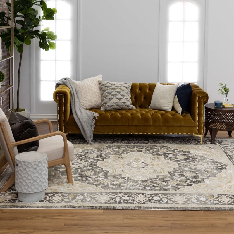 R1257-119 - Karastan Rugs - Windermere - Edenhall Gray R1257