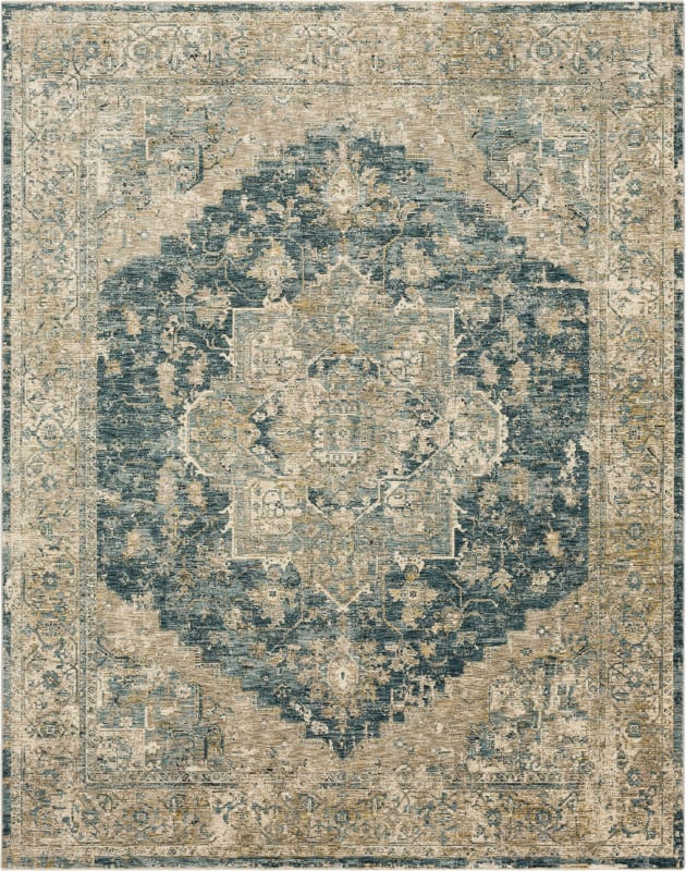 RG845-048-094123 - Karastan Rugs - Marash - Ezine Blue - 7' 10" X 10' 3"
