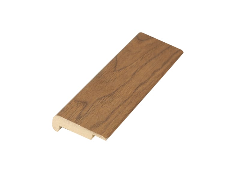 MSNP-01683 Ground Nutmeg Hickory - Mohawk's Performance Accessories - Overlap Stair Nose - MSNP-01683 Ground Nutmeg Hickory
