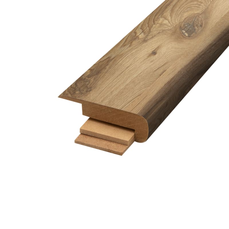 RMSNP-06302 Sunbathed Pecan - Mohawk's Performance Accessories - Overlap Stair Nose - RMSNP-06302 Sunbathed Pecan
