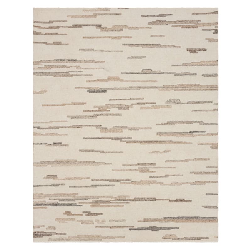 R1413-070-108144 - Karastan Rugs - Forsyth Park - Oyster Creek Ivory Beige - 9' X 12'