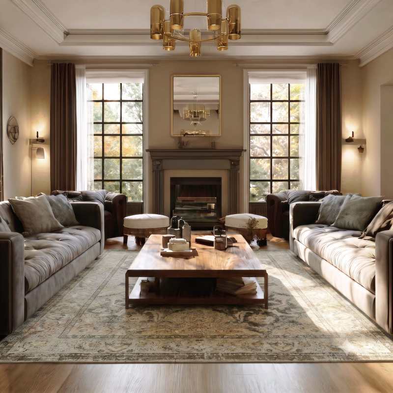 R1617-412 - Karastan Rugs - Bazaar - Caper Neutral R1617
