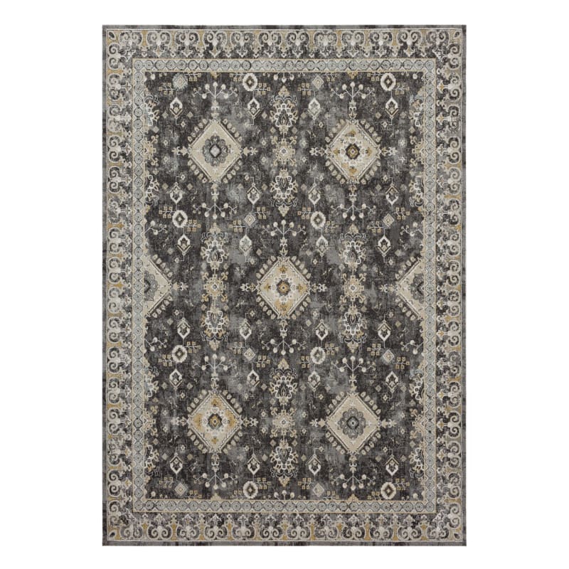 R1258-9995-094123 - Karastan Rugs - Windermere - Ravenglass Anthracite - 7' 10" X 10' 3"