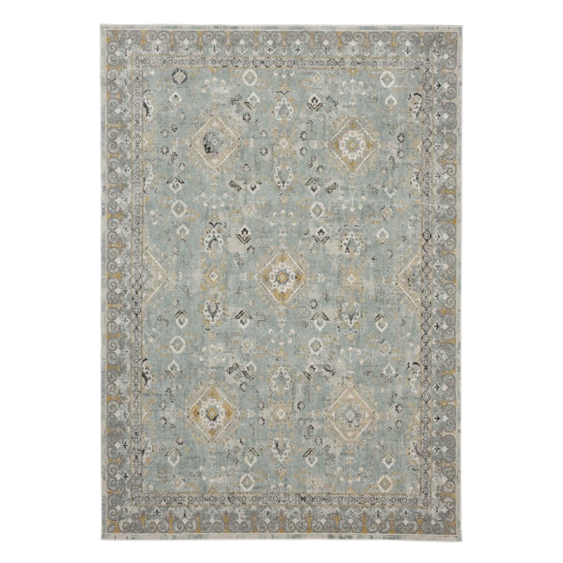 R1258-202-060090 - Karastan Rugs - Windermere - Ravenglass Blue - 5' X 7' 6"