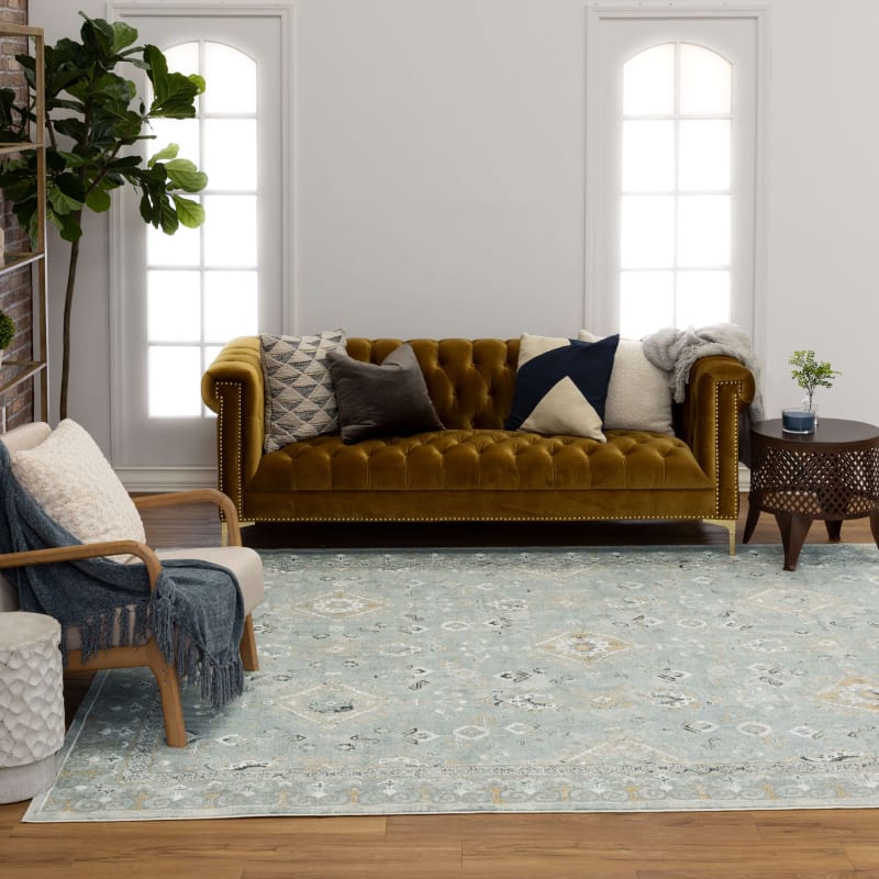 R1258-202 - Karastan Rugs - Windermere - Ravenglass Blue R1258