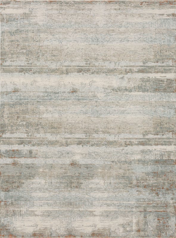 R1040-9601-108141 - Karastan Rugs - Solitude - Silk Road Cream Dark Grey - 9' X 11' 9"