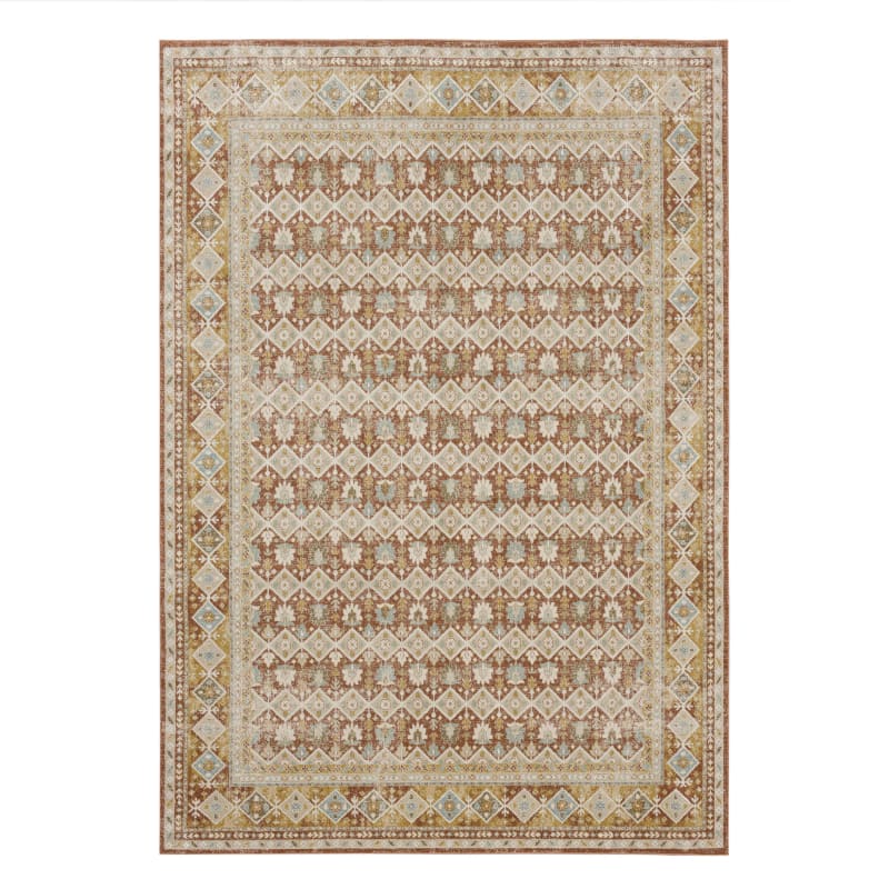 R1275-755-120168 - Karastan Rugs - Windermere - Staveley Terracotta - 10' X 14'
