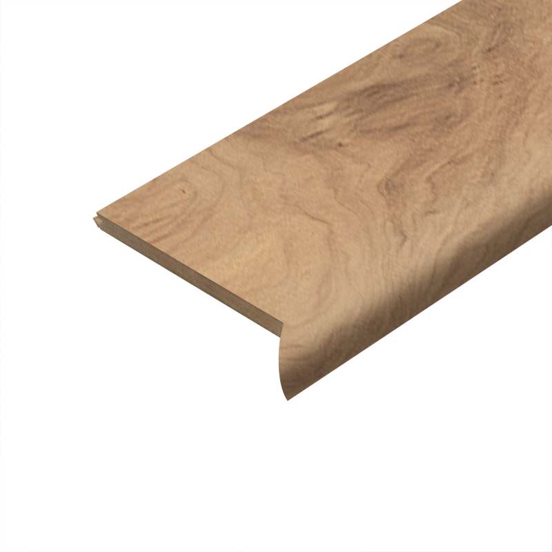 TMSRE-V0284 Clove Hickory - Mohawk's Performance Accessories - TrueMatch Flush Stair Nose - 2 Pieces - TMSRE-V0284 Clove Hickory