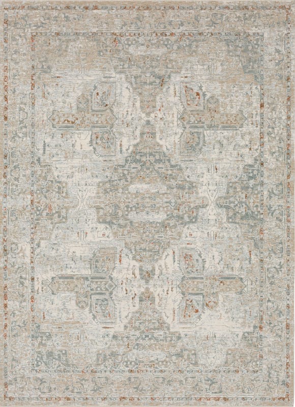 R1043-910-108141 - Karastan Rugs - Solitude - Via Salaria Cream Beige - 9' X 11' 9"