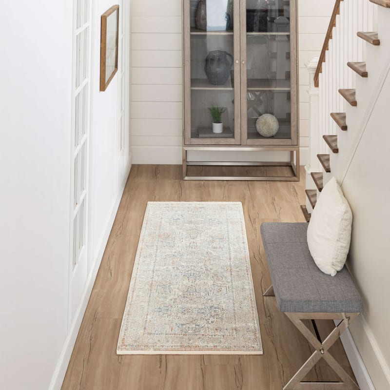 Solitude - Via Salaria Cream Beige R1043-910 - Karastan Rugs - Solitude - Via Salaria Cream Beige R1043