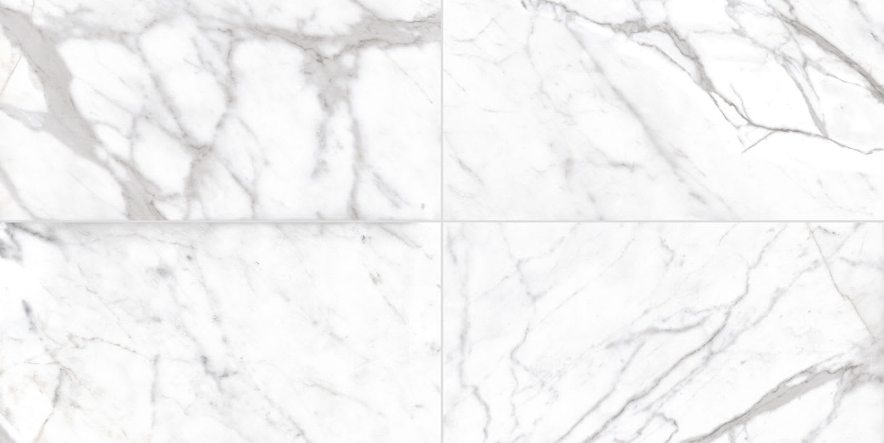 CT76RCT1224MTJ1 - Daltile Core Fundamentals - Platinum Floor Tile - CT76 Calacatta Empire - 12 x 24