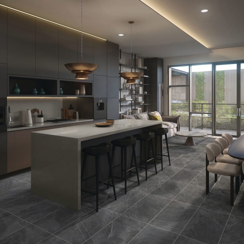PH6322MSMT - Daltile Core Fundamentals - Platinum Wall Tile - PH63 Smoke - 2 x 2 - Straight Joint Mosaic