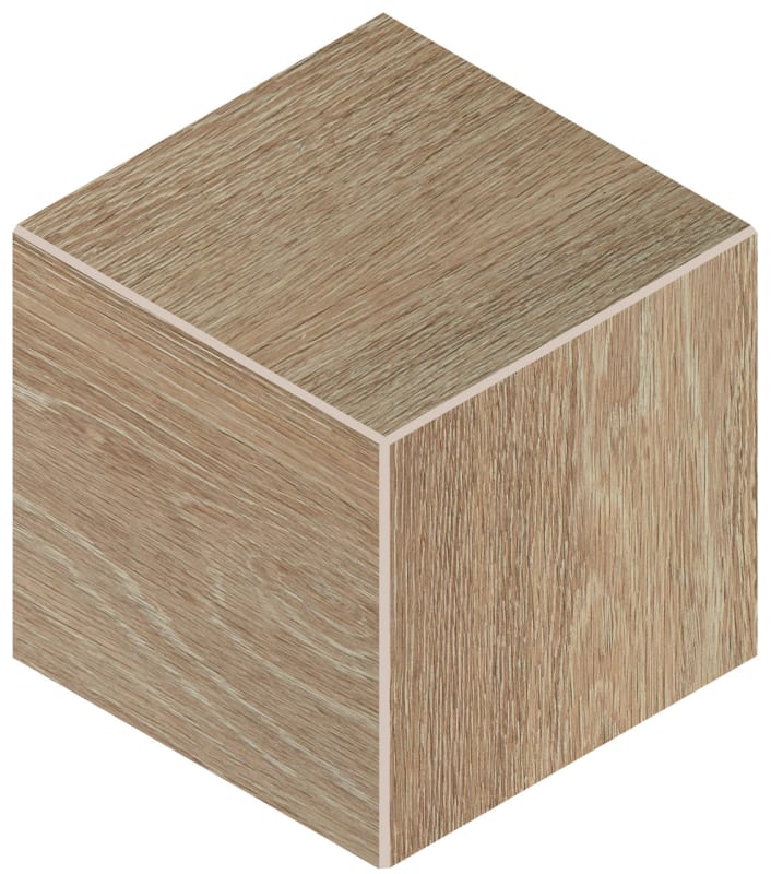 EP013DCUBEMS1P2 - Daltile - Emerson Wood - Butter Pecan - 12 x 12 - 3D Cube Mosaic