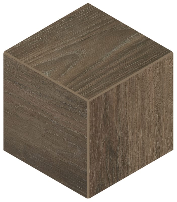 EP053DCUBEMS1P2 - Daltile - Emerson Wood - Hickory Pecan - 12.00 in x 12.00 in - 3D Cube Mosaic