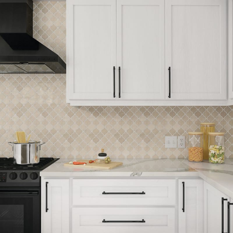 MM3133ARABMS1P2 - Daltile - Mesmerist - Trance - 3.00 in x 3.00 in - Arabesque Mosaic