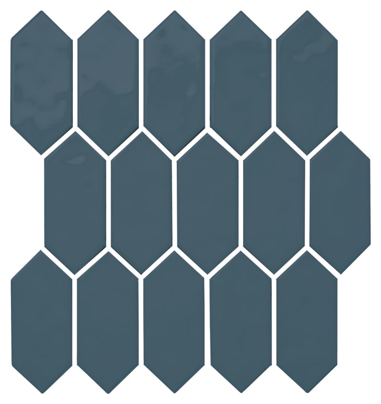 MY9625PICKMS1P2 - Daltile - Mythology - Titan - 11.00 in x 12.00 in - Picket Mosaic - Undulated