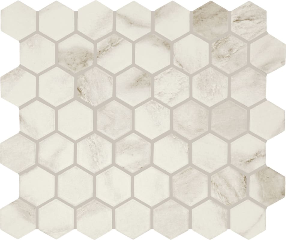 PT2115HEXMS1P2 - Daltile - Perpetuo - Brilliant White - 1.50 in x 1.50 in - Hexagon Mosaic - Matte